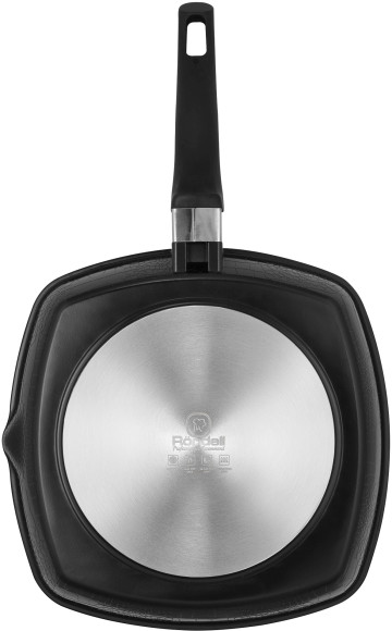 Сковорода-гриль Rondell Escurion RDA-869 квадратная 28см покрытие: Xylan Plus ручка съемная (без крышки) черный Сковорода-гриль Rondell Escurion RDA-869 квадратная 28см покрытие: Xylan Plus ручка съемная (без крышки) черный