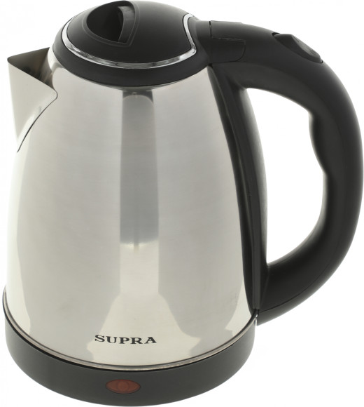 Чайник электрический Supra KES-1801S 1.8л. 1500Вт серебристый/черный корпус: металл/пластик
