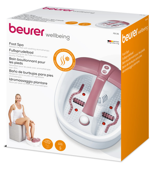Гидромассажная ванночка для ног Beurer FB35 140Вт белый (637.05) Гидромассажная ванночка для ног Beurer FB35 140Вт белый (637.05)