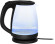 Чайник электрический Hyundai HYK-G1001 1.7л. 2200Вт черный корпус: стекло/пластик
