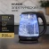 Чайник электрический Hyundai HYK-G1001 1.7л. 2200Вт черный корпус: стекло/пластик
