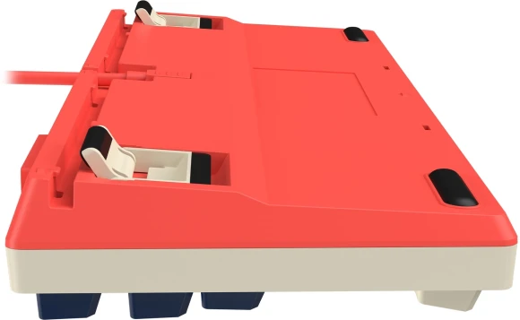 Клавиатура A4Tech AT87 Proxy Boom бежевый/красный USB for gamer LED (AT87) кабель 1.8м