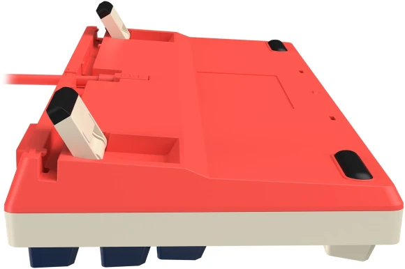 Клавиатура A4Tech AT87 Proxy Boom бежевый/красный USB for gamer LED (AT87) кабель 1.8м