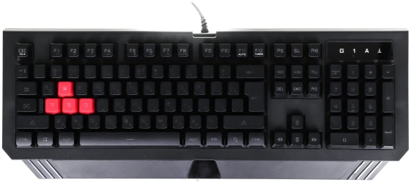 Клавиатура A4Tech Bloody B120N черный USB Multimedia for gamer LED (подставка для запястий) (B120N) Клавиатура A4Tech Bloody B120N черный USB Multimedia for gamer LED (подставка для запястий) (B120N)