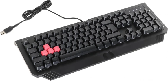 Клавиатура A4Tech Bloody B120N черный USB Multimedia for gamer LED (подставка для запястий) (B120N) Клавиатура A4Tech Bloody B120N черный USB Multimedia for gamer LED (подставка для запястий) (B120N)