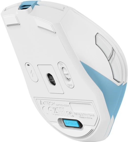 Мышь A4Tech Fstyler FG45CS Air2 голубой/белый оптическая 2000dpi silent беспров. USB для ноутбука 7but (FG45CS AIR2 USB (ICY BLUE)) Мышь A4Tech Fstyler FG45CS Air2 голубой/белый оптическая 2000dpi silent беспров. USB для ноутбука 7but (FG45CS AIR2 USB (ICY BLUE))