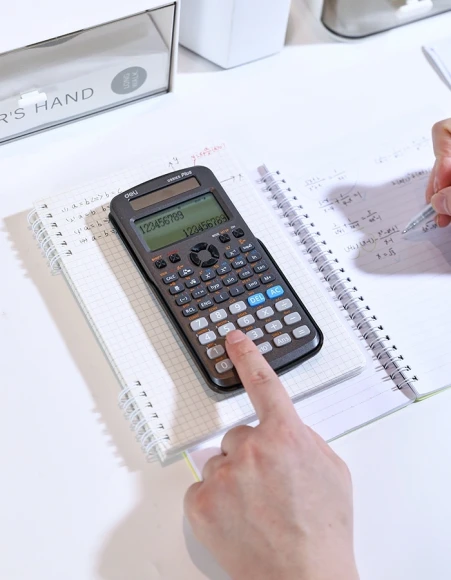 Калькулятор научный Deli ED991ES черный 10+2-разр. Калькулятор научный Deli ED991ES черный 10+2-разр.