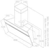 Вытяжка каминная Elica Joy WHIX/A/90 белый управление: сенсорное (1 мотор) Вытяжка каминная Elica Joy WHIX/A/90 белый управление: сенсорное (1 мотор)