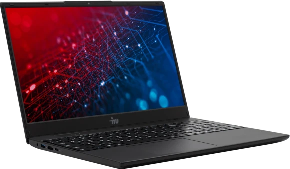 Ноутбук IRU Tactio 15ALG Core i5 1235U 16Gb SSD512Gb Intel Iris Xe graphics 15.6" IPS FHD (1920x1080) без ОС black WiFi BT Cam 4500mAh (2023571)