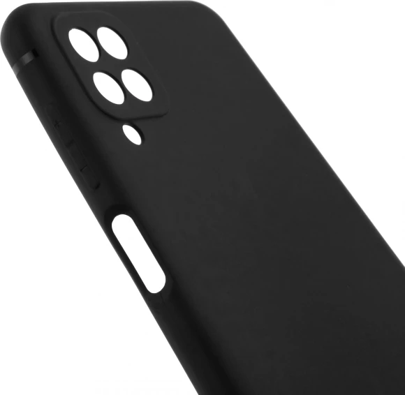 Чехол (клип-кейс) BoraSCO для Samsung Galaxy A12 Silicone Case черный (матовый) (39790) Чехол (клип-кейс) BoraSCO для Samsung Galaxy A12 Silicone Case черный (матовый) (39790)