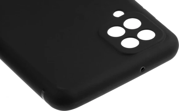 Чехол (клип-кейс) BoraSCO для Samsung Galaxy A12 Silicone Case черный (матовый) (39790) Чехол (клип-кейс) BoraSCO для Samsung Galaxy A12 Silicone Case черный (матовый) (39790)