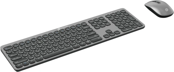 Клавиатура + мышь Оклик 300M клав:серый мышь:серый/черный USB беспроводная slim (1488402) Клавиатура + мышь Оклик 300M клав:серый мышь:серый/черный USB беспроводная slim (1488402)