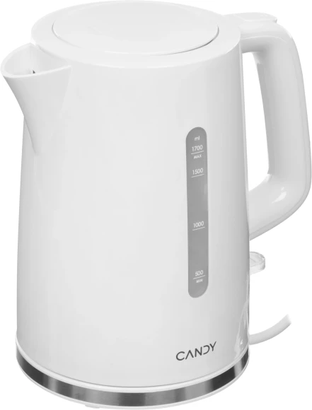 Чайник электрический Candy CK-101 1.7л. 2200Вт белый корпус: пластик (QA0081M00RU)