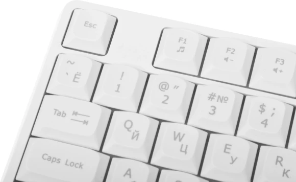 Клавиатура Defender HB-546 белый USB (подставка для запястий) (45547) кабель 1.8м