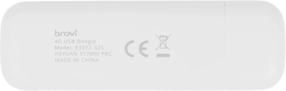 Модем 3G/4G Huawei Brovi E3372-325 USB Firewall +Router внешний белый