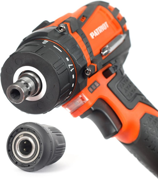Дрель-шуруповерт Patriot BR 203UES аккум. патрон:быстрозажимной (кейс в комплекте) (180201203) Дрель-шуруповерт Patriot BR 203UES аккум. патрон:быстрозажимной (кейс в комплекте) (180201203)