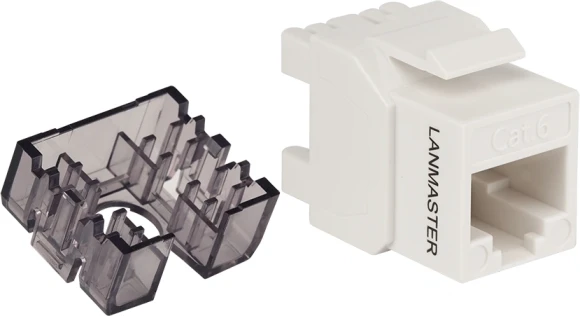 Адаптер проходной Lanmaster LAN-OK-USB30-AA/V-WH белый