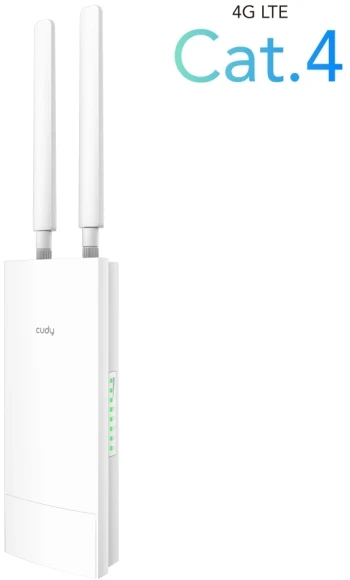 Роутер беспроводной Cudy LT500 OUTDOOR AC1200 10/100BASE-TX/4G cat. 4 белый