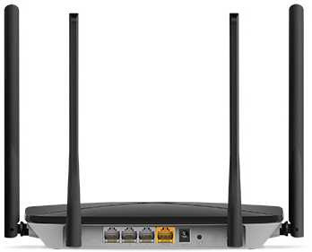 Роутер беспроводной Mercusys AC12G AC1300 10/100/1000BASE-TX черный Роутер беспроводной Mercusys AC12G AC1300 10/100/1000BASE-TX черный