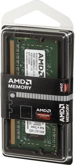 Память DDR3 4Gb 1600MHz AMD R534G1601S1S-UG RTL PC3-12800 CL11 SO-DIMM 204-pin 1.5В Ret Память DDR3 4Gb 1600MHz AMD R534G1601S1S-UG RTL PC3-12800 CL11 SO-DIMM 204-pin 1.5В Ret