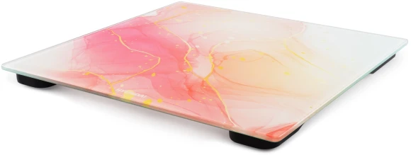 Весы напольные электронные Hyundai H-BS03951 макс.180кг розовый/белый