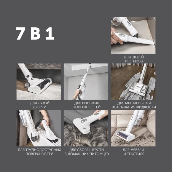 Пылесос Polaris PVCW 8090 500Вт белый Пылесос Polaris PVCW 8090 500Вт белый