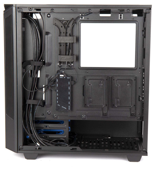 Корпус Hiper PB81 черный без БП ATX 4x120mm 2xUSB2.0 2xUSB3.0 audio bott PSU