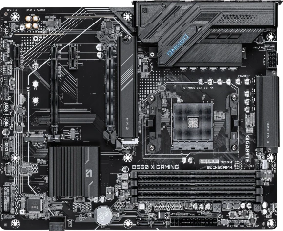 Материнская плата Gigabyte B550 AORUS ELITE WIFI7 Soc-AM4 AMD B550 4xDDR4 ATX AC`97 8ch(7.1) 2.5Gg RAID+HDMI+DP Материнская плата Gigabyte B550 AORUS ELITE WIFI7 Soc-AM4 AMD B550 4xDDR4 ATX AC`97 8ch(7.1) 2.5Gg RAID+HDMI+DP