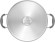 Кастрюля-пароварка Rondell RDS-1103 16.7л. d=26см (с крышкой) стальной Кастрюля-пароварка Rondell RDS-1103 16.7л. d=26см (с крышкой) стальной