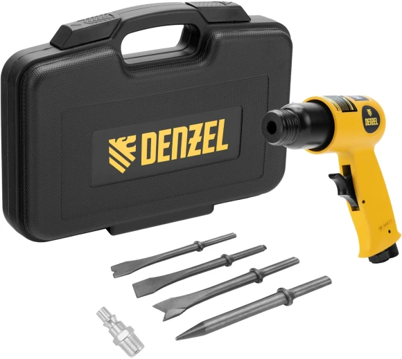 Пистолет гвоздезабивной Denzel НР4500 113л/мин желтый/черный