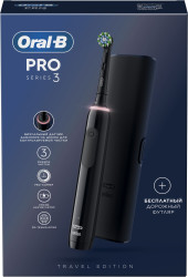 Зубная щетка электрическая Oral-B Pro 3/D505.513.3X BK черный Зубная щетка электрическая Oral-B Pro 3/D505.513.3X BK черный