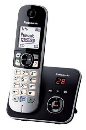 Р/Телефон Dect Panasonic KX-TG6821RUB черный автооветчик АОН Р/Телефон Dect Panasonic KX-TG6821RUB черный автооветчик АОН