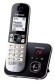 Р/Телефон Dect Panasonic KX-TG6821RUB черный автооветчик АОН Р/Телефон Dect Panasonic KX-TG6821RUB черный автооветчик АОН