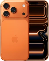 Смартфон Apple A3526 iPhone 17 Pro Max 512Gb 12Gb серебристый моноблок 3G 4G 1Sim 6.9" 1320x2868 iOS 26 48Mpix 802.11 a/b/g/n/ac/ax/be NFC GPS Protect