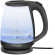 Чайник электрический Hyundai HYK-G1003 1.7л. 2200Вт серый корпус: стекло/пластик