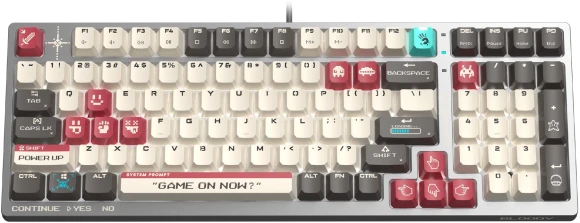 Клавиатура A4Tech S98 Pixels механическая серый/бежевый USB for gamer LED (S98) кабель 1.8м