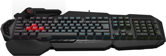 Клавиатура A4Tech Bloody B314 черный USB Multimedia for gamer LED (подставка для запястий) Клавиатура A4Tech Bloody B314 черный USB Multimedia for gamer LED (подставка для запястий)