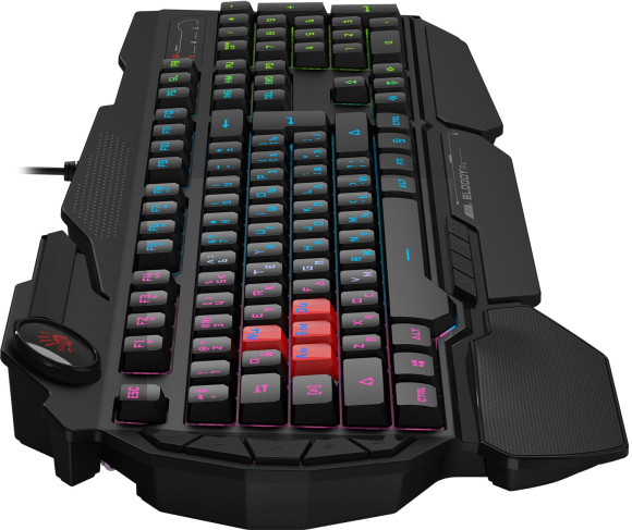 Клавиатура A4Tech Bloody B314 черный USB Multimedia for gamer LED (подставка для запястий) Клавиатура A4Tech Bloody B314 черный USB Multimedia for gamer LED (подставка для запястий)