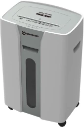 Шредер New United Etalon ET-15M серый (секр.P-5) фрагменты 15лист. 25.6лтр. скрепки скобы пл.карты CD Шредер New United Etalon ET-15M серый (секр.P-5) фрагменты 15лист. 25.6лтр. скрепки скобы пл.карты CD