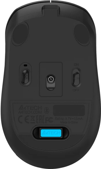 Мышь A4Tech Fstyler FG16C Air2 черный оптическая 2000dpi беспров. USB для ноутбука 3but (FG16C AIR2 BLACK)