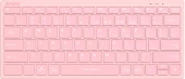 Клавиатура A4Tech Fstyler FBX51C розовый USB беспроводная BT/Radio slim Multimedia (FBX51C PINK)