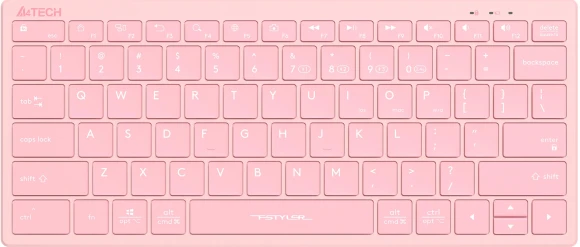 Клавиатура A4Tech Fstyler FBX51C розовый USB беспроводная BT/Radio slim Multimedia (FBX51C PINK)