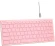 Клавиатура A4Tech Fstyler FBX51C розовый USB беспроводная BT/Radio slim Multimedia (FBX51C PINK) Клавиатура A4Tech Fstyler FBX51C розовый USB беспроводная BT/Radio slim Multimedia (FBX51C PINK)
