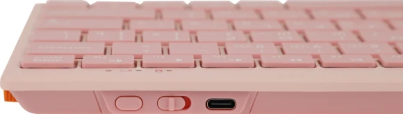Клавиатура A4Tech Fstyler FBX51C розовый USB беспроводная BT/Radio slim Multimedia (FBX51C PINK) Клавиатура A4Tech Fstyler FBX51C розовый USB беспроводная BT/Radio slim Multimedia (FBX51C PINK)
