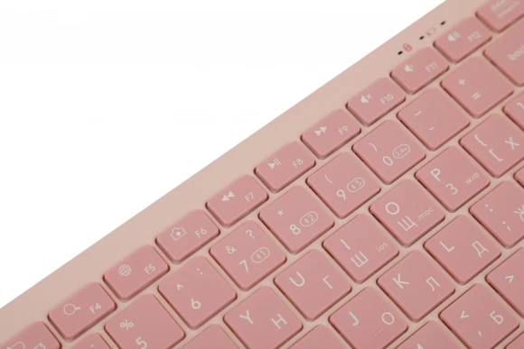 Клавиатура A4Tech Fstyler FBX51C розовый USB беспроводная BT/Radio slim Multimedia (FBX51C PINK) Клавиатура A4Tech Fstyler FBX51C розовый USB беспроводная BT/Radio slim Multimedia (FBX51C PINK)