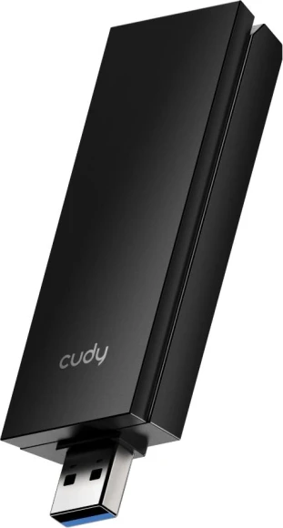 Сетевой адаптер Wi-Fi Cudy WU6500 BE6500 USB 3.0 (ант.внеш.несъем.) 2ант. Сетевой адаптер Wi-Fi Cudy WU6500 BE6500 USB 3.0 (ант.внеш.несъем.) 2ант.