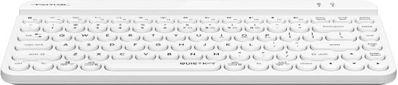 Клавиатура A4Tech Fstyler FBK30 белый USB беспроводная BT/Radio slim Multimedia (FBK30 WHITE) Клавиатура A4Tech Fstyler FBK30 белый USB беспроводная BT/Radio slim Multimedia (FBK30 WHITE)