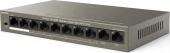 Коммутатор IP-Com F1110P-8-63W (L2) 10x100Мбит/с 8PoE 58W неуправляемый
