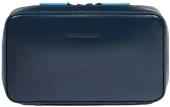 Чехол для кабелей и зарядки Piquadro Blue Square AC6895B2/BLU2 синий натур.кожа