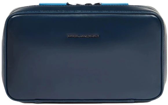 Чехол для кабелей и зарядки Piquadro Blue Square AC6895B2/BLU2 синий натур.кожа